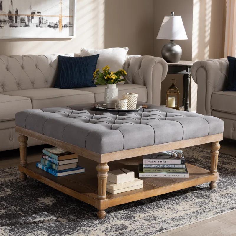 One Allium Way® Ora Upholstered Ottoman