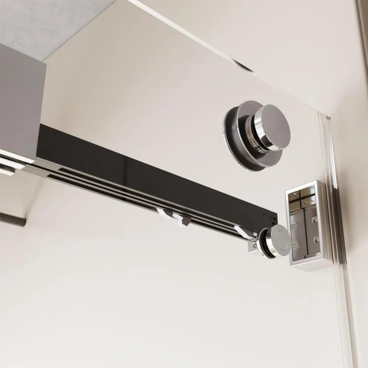 56-60"W x 76"H Double sliding shower door with 10 mm tempered glass