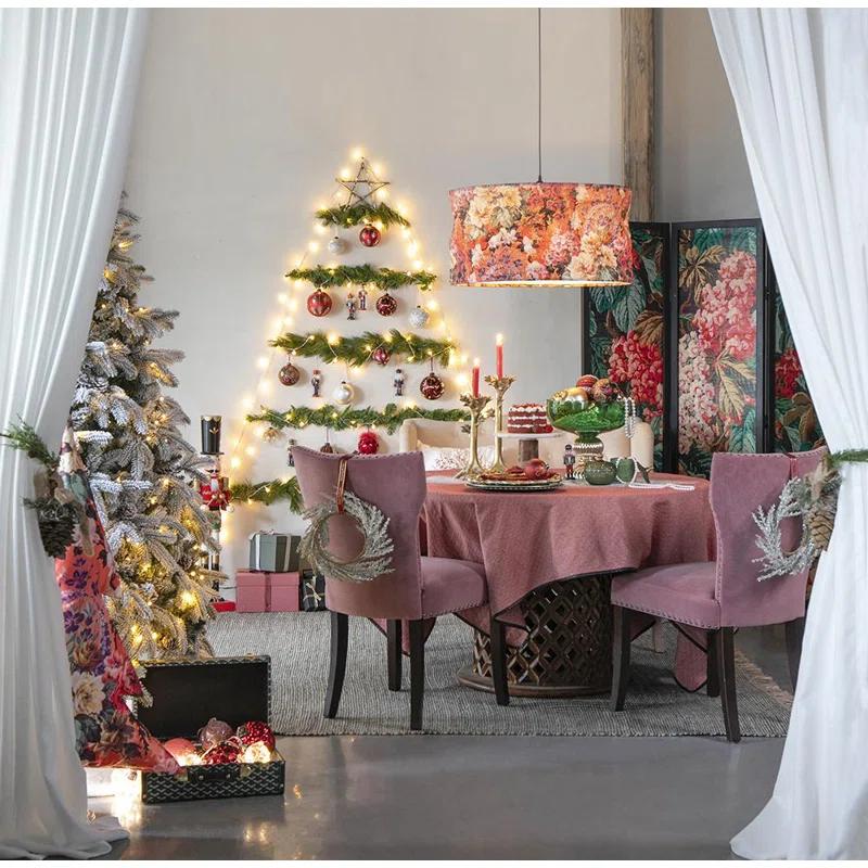 Astoria Grand D3.9" Christmas Ball Ornaments, Glass Decorative Hanging Ball Christmas Tree Ornaments for Holiday Party Decorations, Set of 6