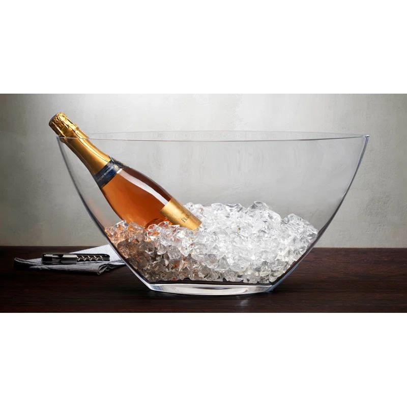Nude Finesse 13.9oz. Handmade Crystal Whiskey Glass Set (Set of 4)