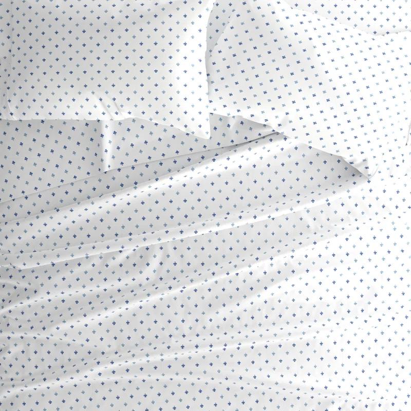 Becky Cameron Home Fleur De Lis Pattern Sheet Set