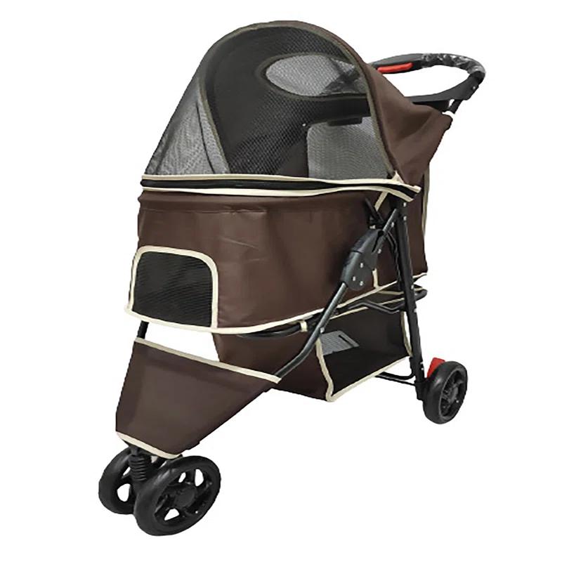 AmorosO Foldable Pet Jogger Stroller