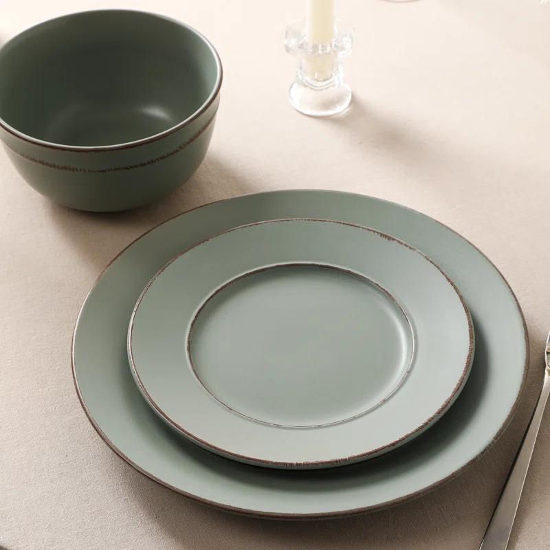 Earth & Clay Earth & Clay Hazel 12-Piece Dinnerware Set Stoneware (Set of 12)