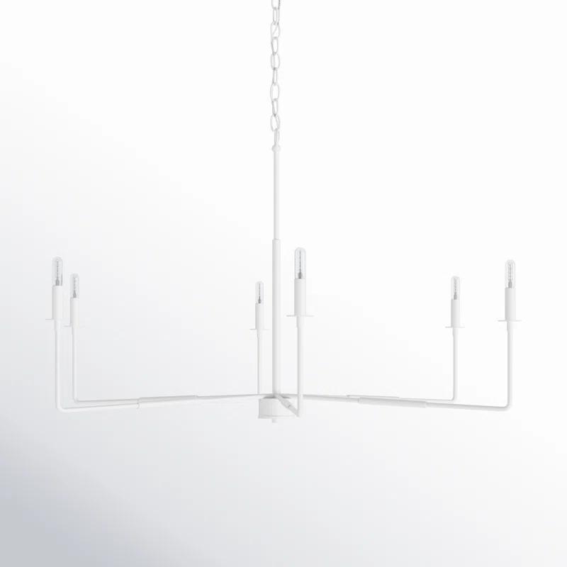 Alysa 6 - Light Dimmable Classic / Traditional Chandelier