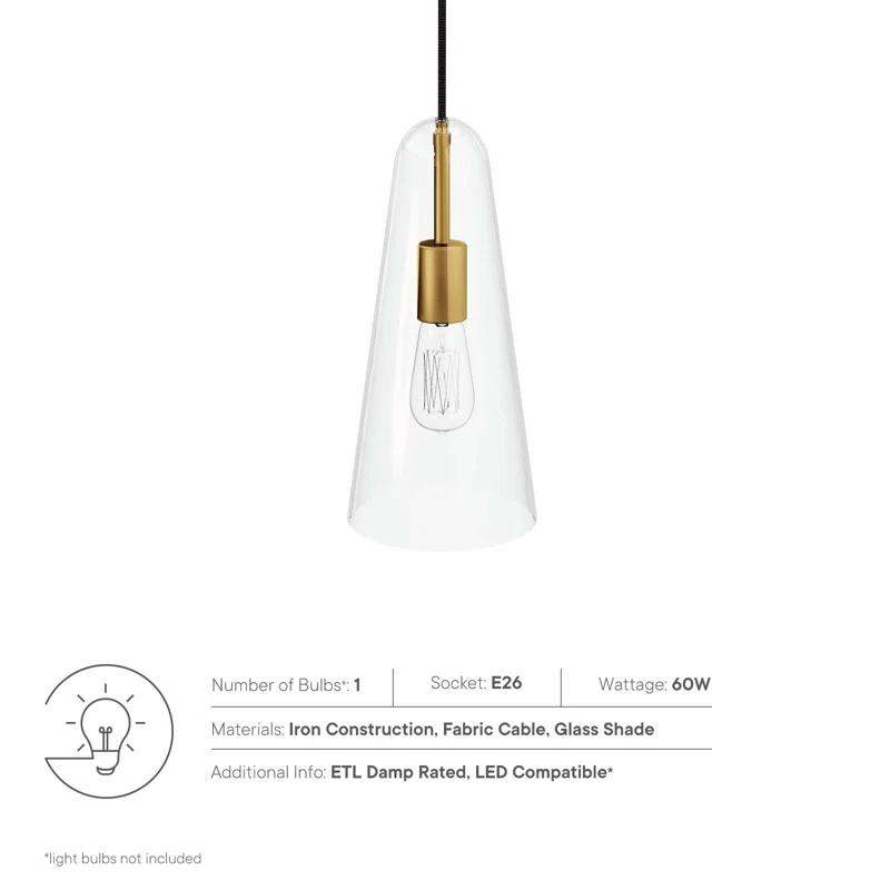 Modway Modway Beacon 1-Light Pendant Light
