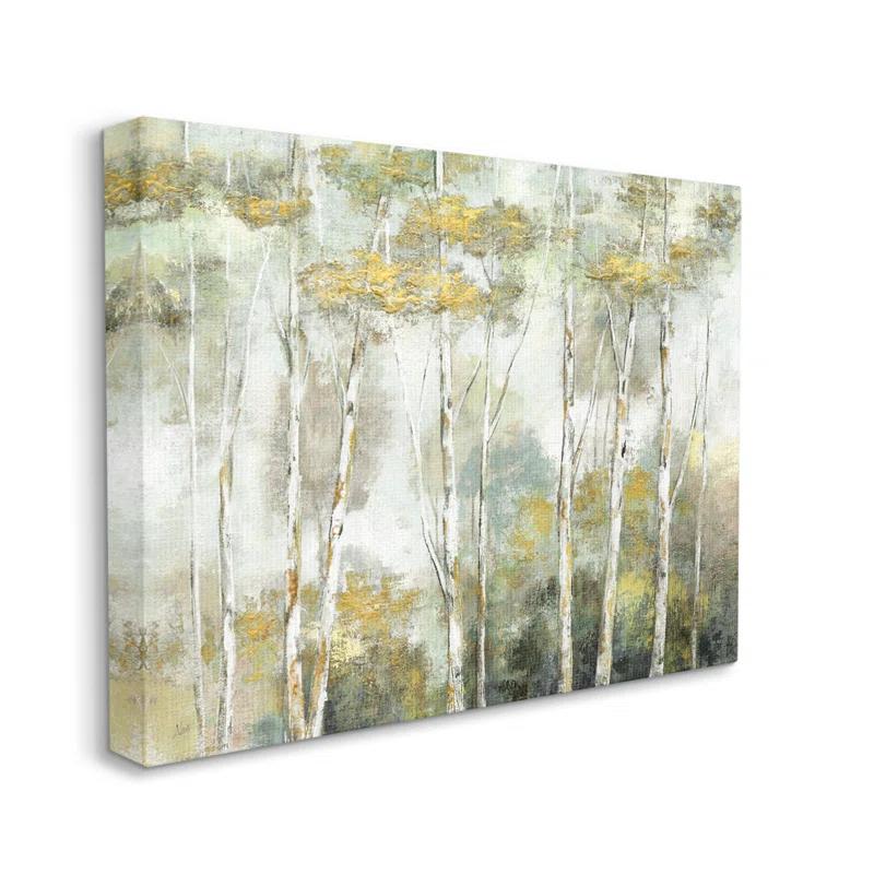 Stupell Industries " Birch Tree Forest " by Nan Painting Print