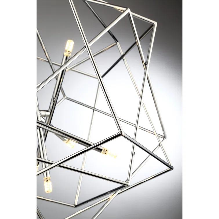 Ezo 7 Light Metal Geometric Chandelier