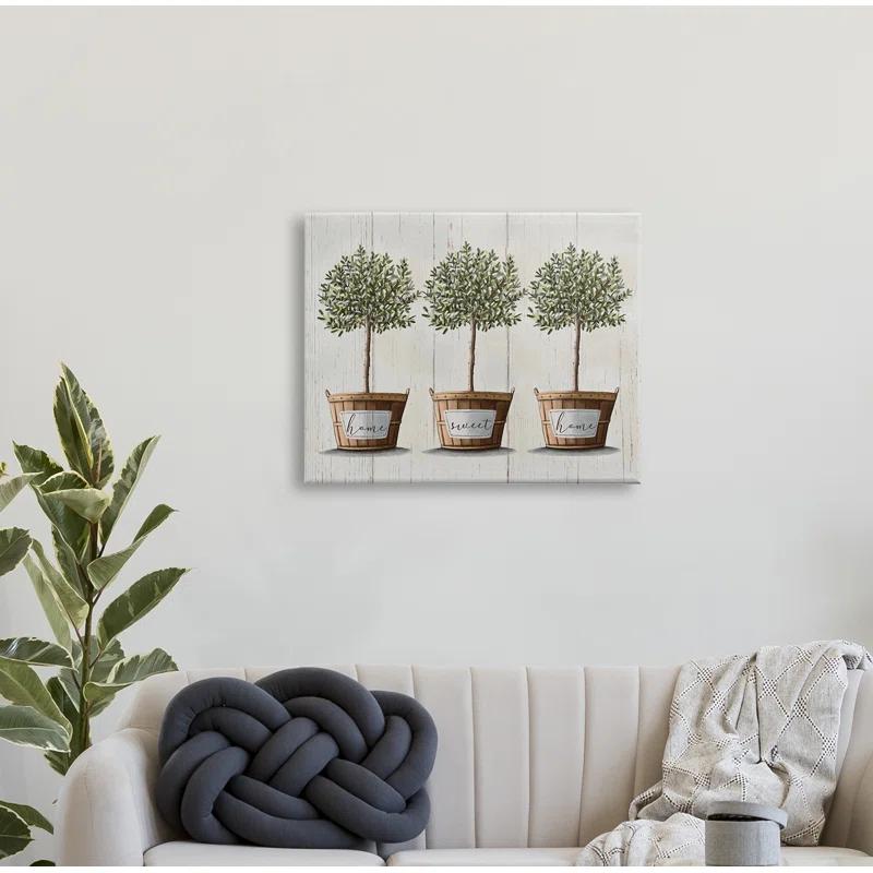 Stupell Industries " Home Sweet Home Fruit Trees "