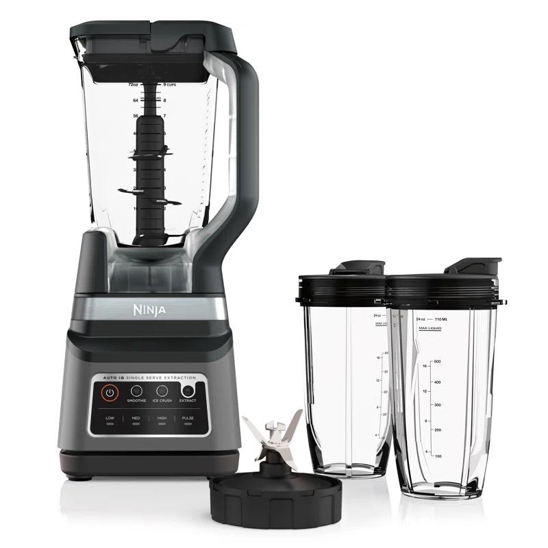 Ninja Ninja® Professional Plus Blender DUO® with 3 Auto-iQ® Programs for Smoothies, Frozen Drinks & Nutrient Extractions, 72 oz. Total Crushing Pitcher & (2) 24 oz. To-Go Cups
