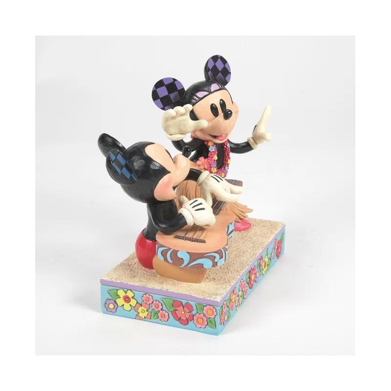 Jim Shore Disney Traditions Mickey and Minnie Hawaii Figurine