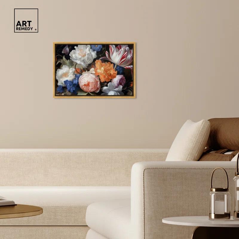Art Remedy Floral Of Gentle Elegance Elegant Floral Wall Art by Art Remedy