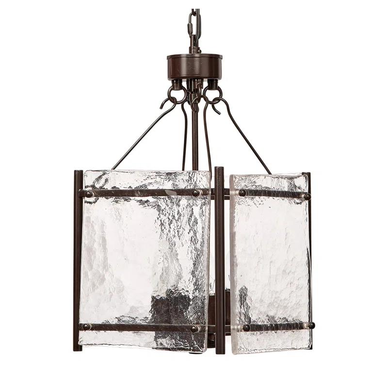 Jamie Young Company Glenn 4 - Light Dimmable Square/Rectangle Chandelier