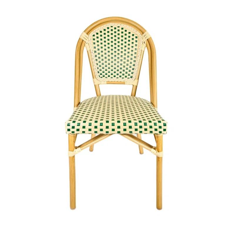 Chivari Armless French Patio Dining Chivari Chair, 2 Chair Bundle by Chivari (Set of 2)