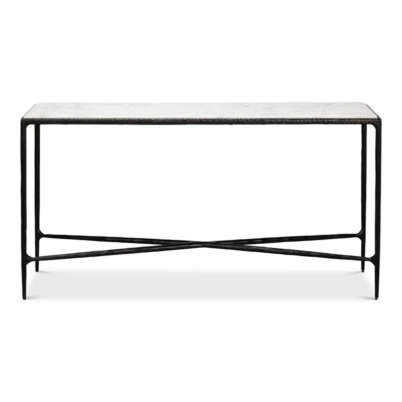 Sarreid Ltd Dakor 58'' Marble Top Console Table