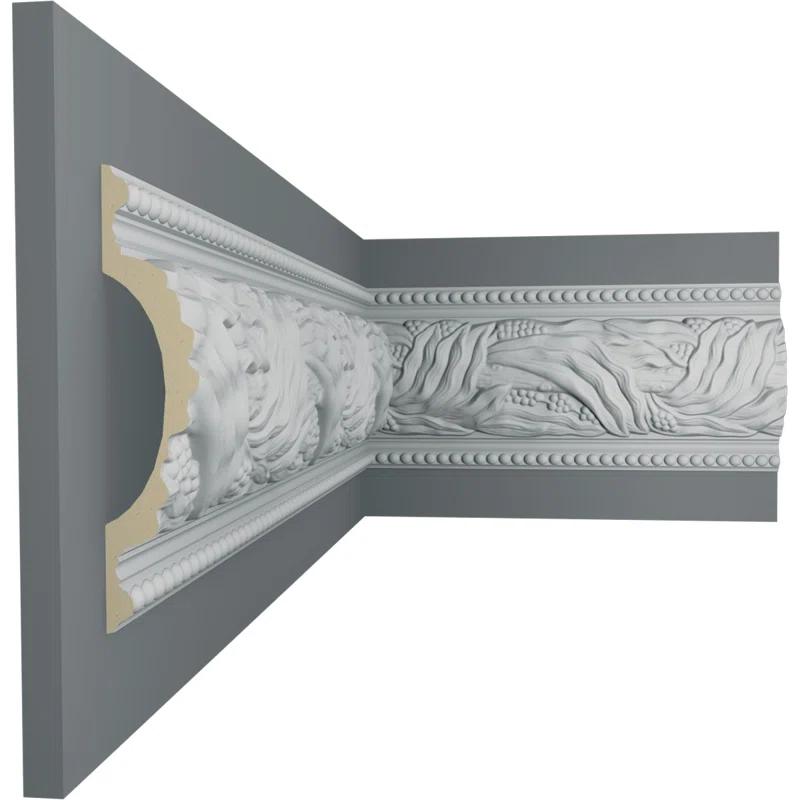 5 7/8"H x 1 3/4"P x 94 1/2"L, (7 7/8" Repeat), Harvest Chair Rail (Set of 2)