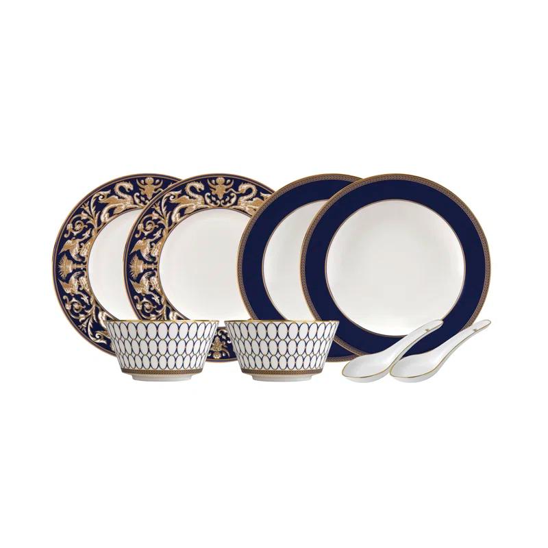 Wedgwood Renaissance Gold 8 - Piece Dining Set (Pair) | Wayfair