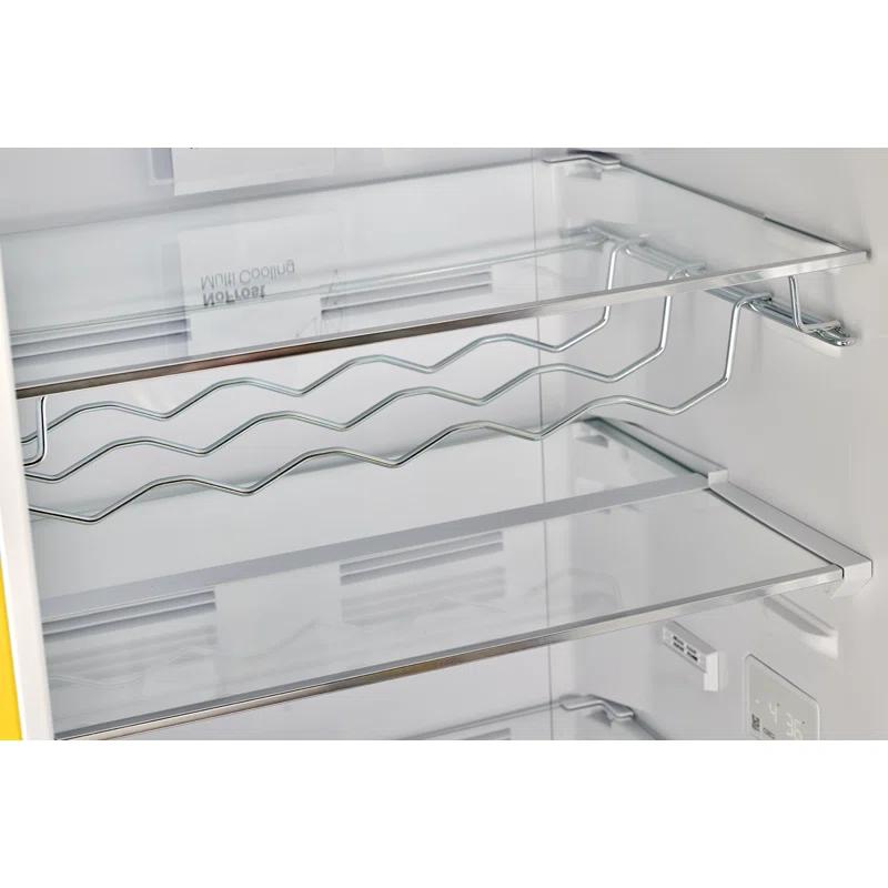 Unique Appliances Classic Retro 24 In 12 Cu.ft Bottom Mount Fridge Auto Defrost, Energy Star Certified, Counter Depth UGP-340L Y AC