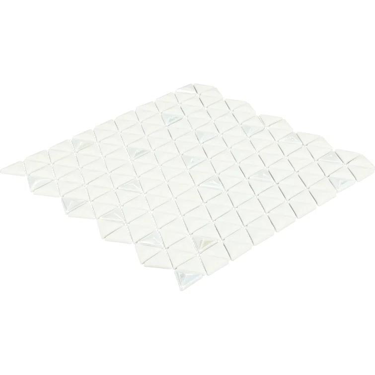 Daltile Starcastle 1" Triangle Glass Wall Mosaic (Set of 13)