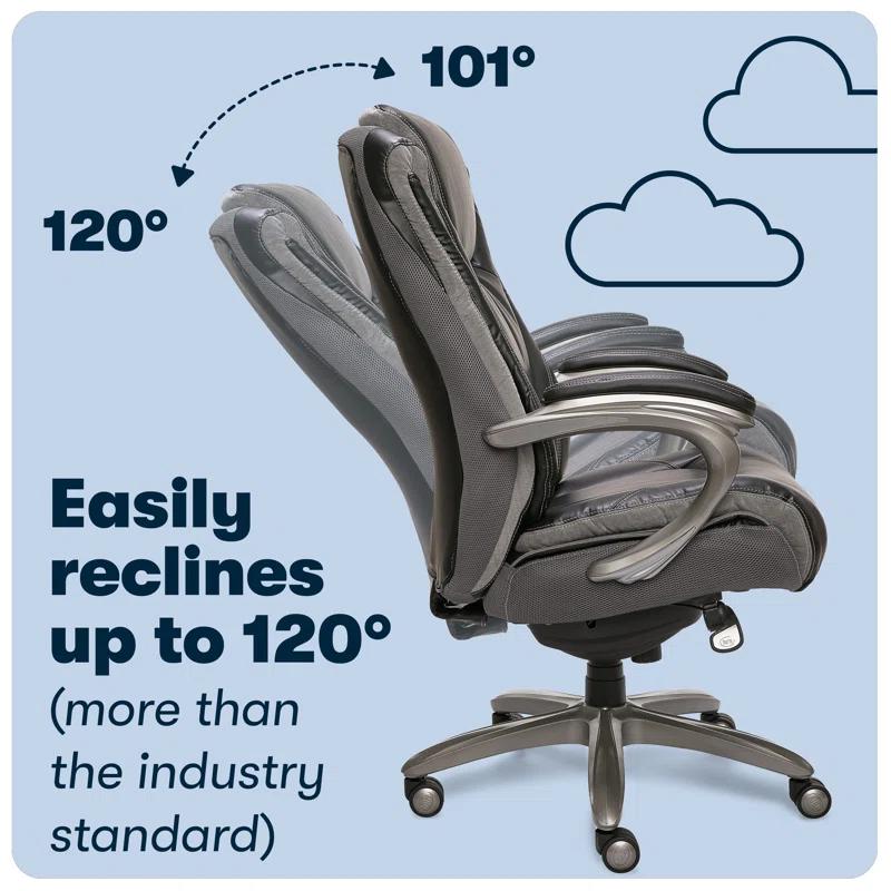 Serta Serta Baxter Big and Tall Smart Layers Executive Office Chair with Layered Body Pillows