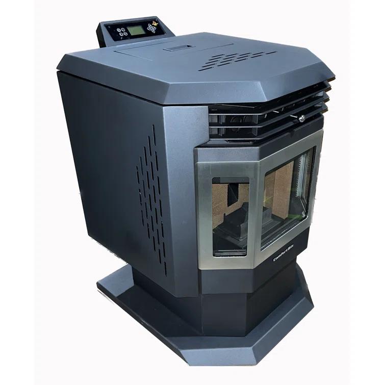 ComfortBilt Pellet Stoves HP21-Black-SS Pellet Stove