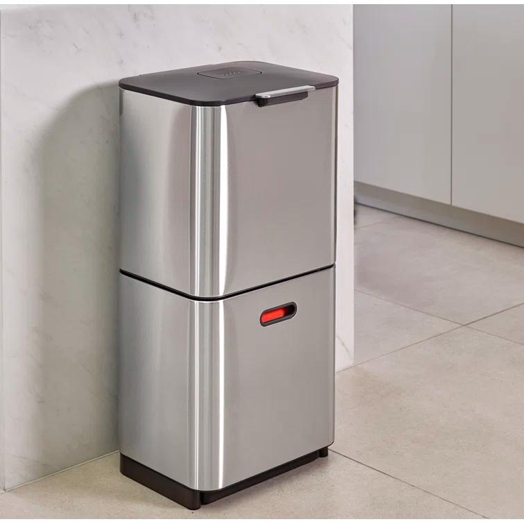 Joseph Joseph Totem Waste & Recycling Dual Kitchen Trash Can