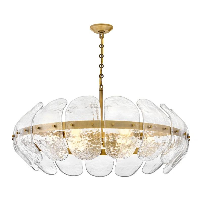 Bascom Drum Chandelier - Brass / 38.5"Dia