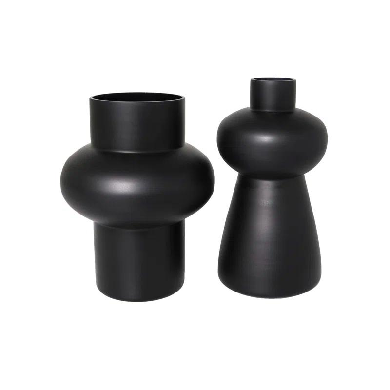 Mable 2-Piece Set Glass Table Vase