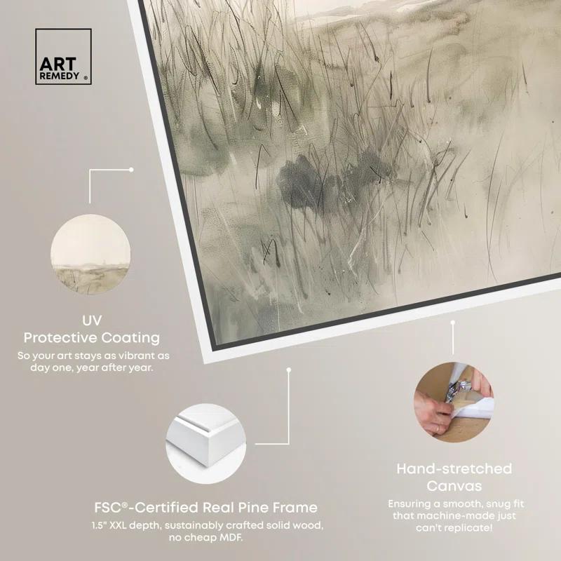 Art Remedy Gaviotas Canvas Boho Minimalist Abstract Wall Art by Art Remedy