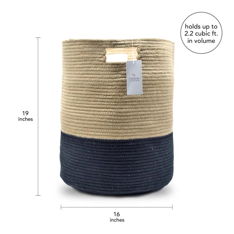 Chloe and Cotton Fabric Basket & Reviews | Wayfair