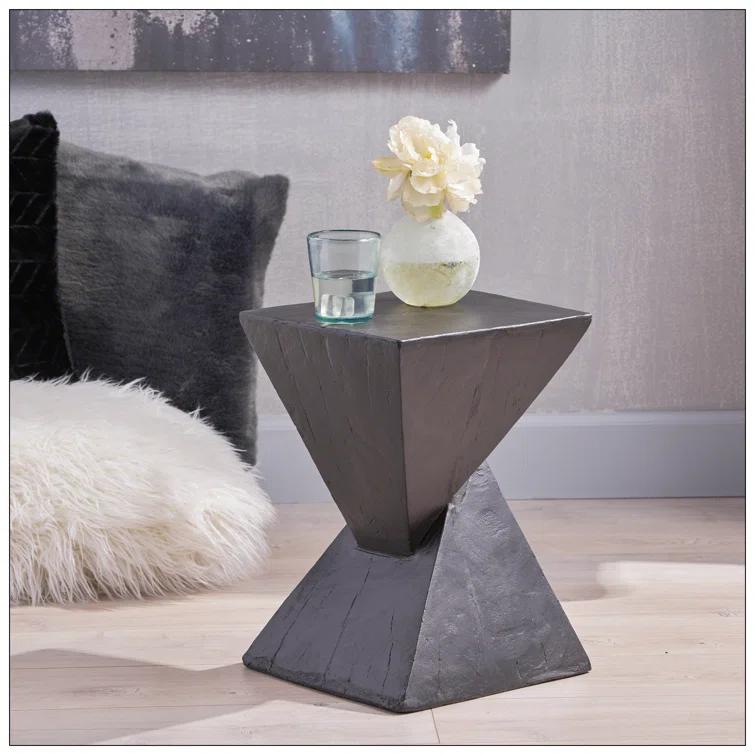Wrought Studio™ Hurley Concrete Top End Table