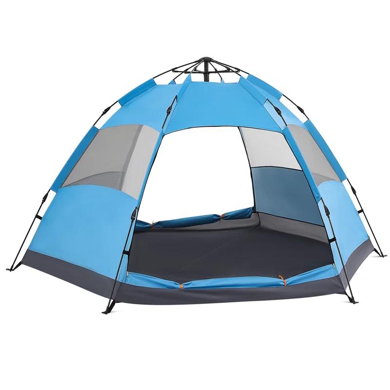 MoNiBloom Camping Tent 4 Person Dome Tent, Family Tent Backpacking Portable Tent for Beach Backpacking Hiking