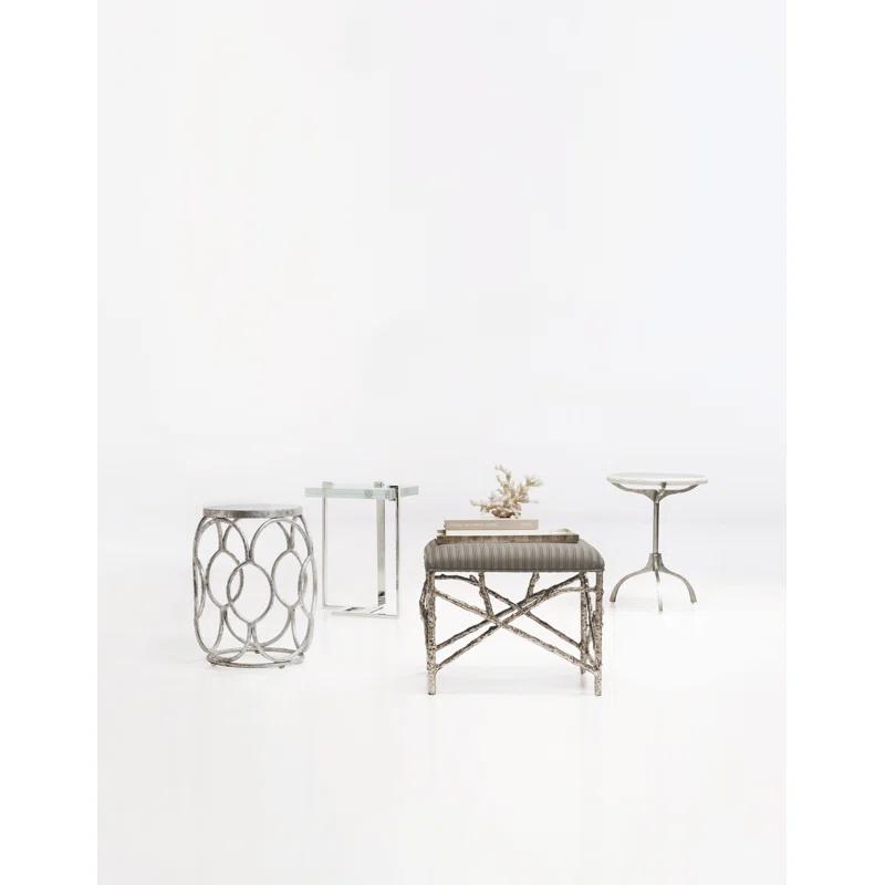 Mott Glass Top End Table