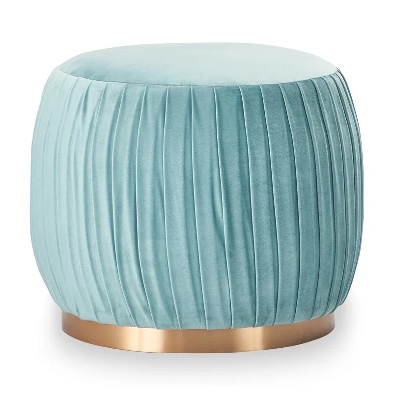 Adore Decor Adore Pleated Ottoman