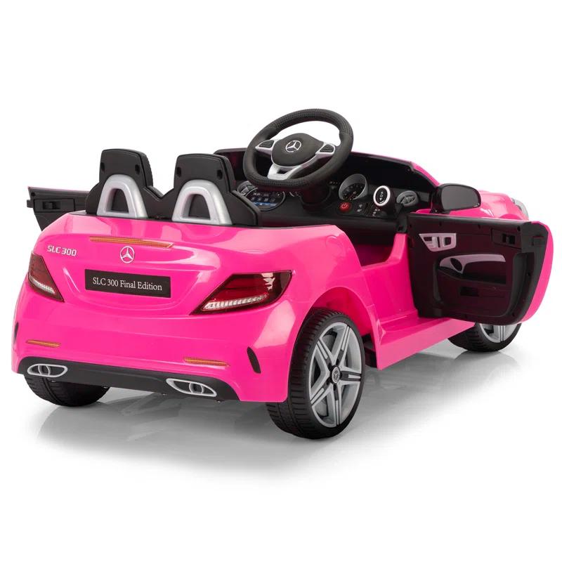 Aosom Aosom 12V Electric Car for Kids Ride On Toy Battery Powered Toddler Electric Vehicles Big Wheels for Girls to Drive