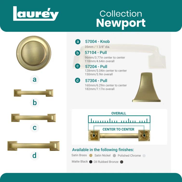 Laurey 11/8" Diameter Round Knob