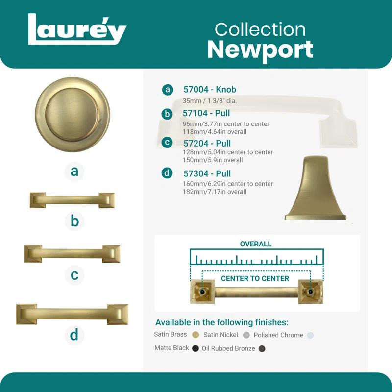Laurey 11/8" Diameter Round Knob