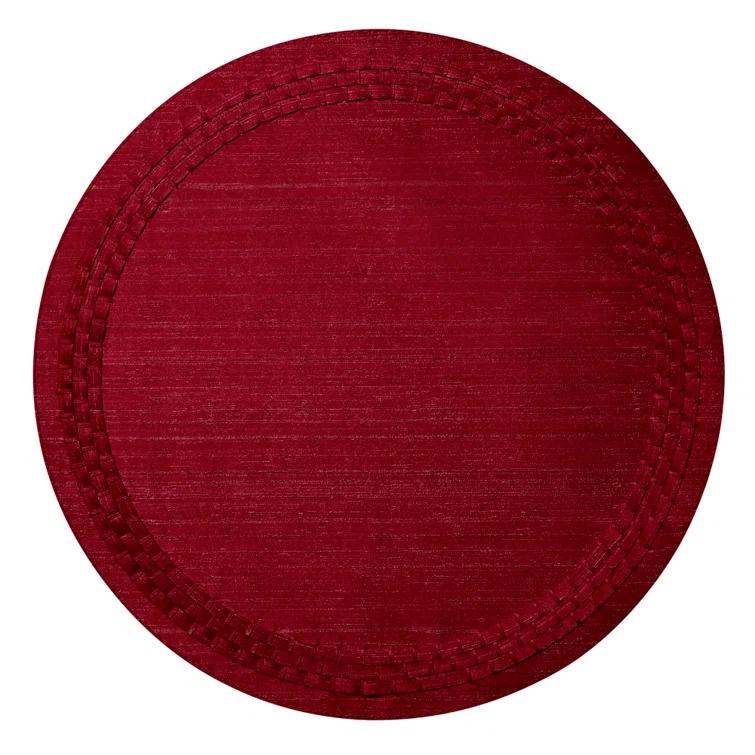 Mode Living August Vinyl Round Placemat (Set of 4)