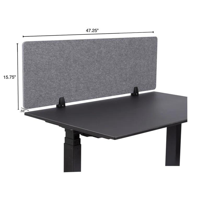 Stand Up Desk Store Fabric 1 Panel Desk Partition