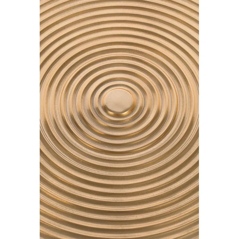 Hypnotising Round Metal Dining Table