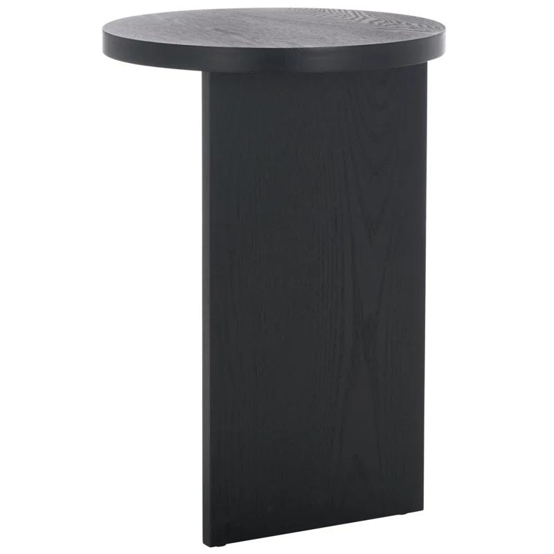 Durante Round Side Table - Black
