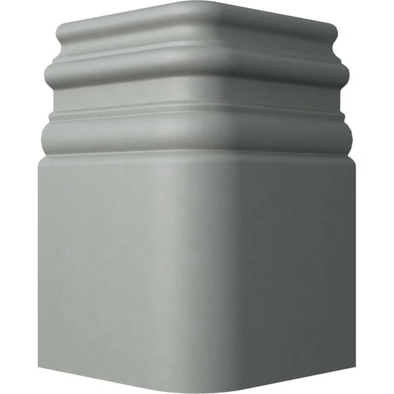 7 3/8"H x 4 3/4"P Hillsborough Baseboard Moulding Outside Corner