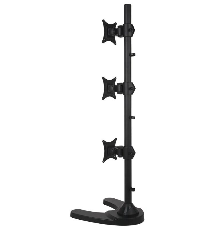 Vivo Triple Vertical Monitor Desk Stand
