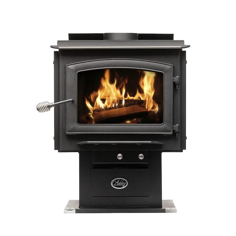 Ashley Hearth 3200 Square Feet Direct Vent Freestanding Wood Burning Stove with Blower