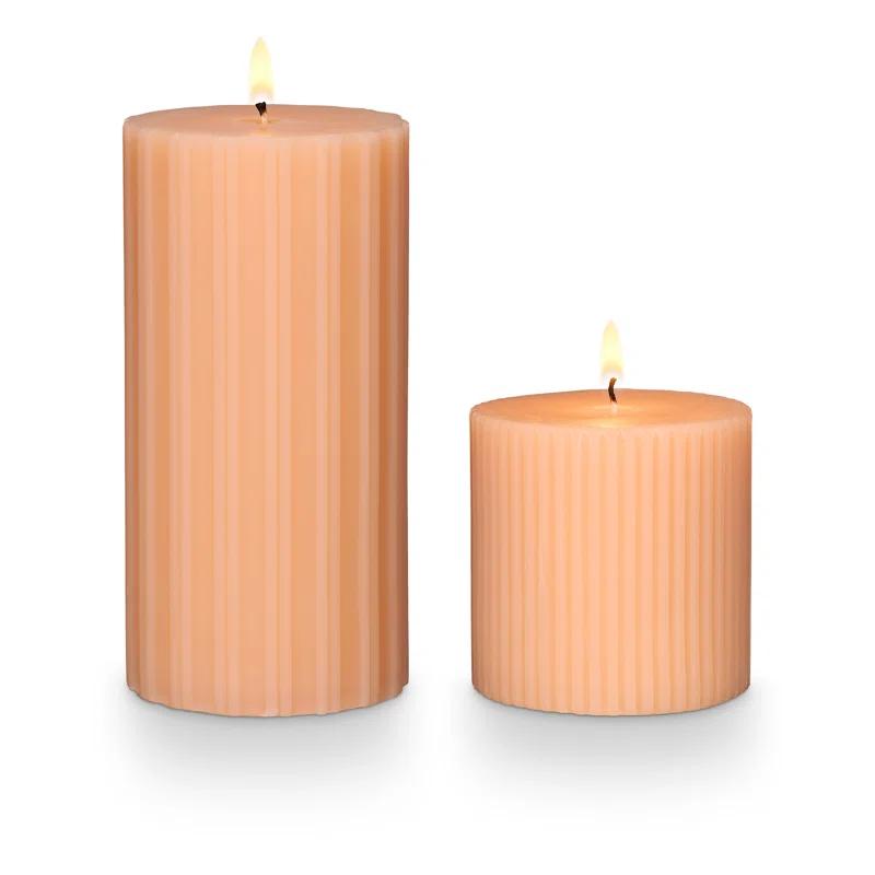 Selin Paloma Petal Pillar Candle