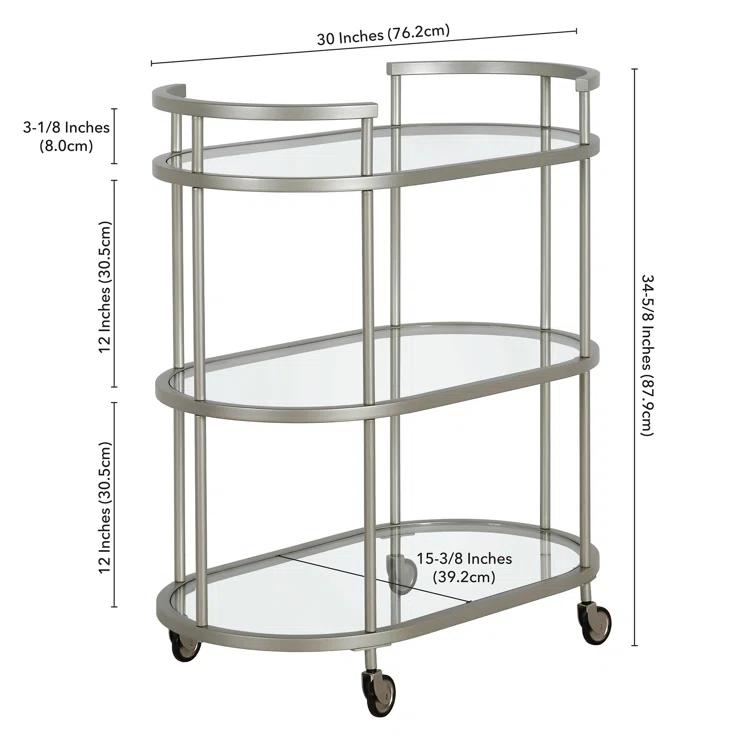 Rosario Metal Bar Cart
