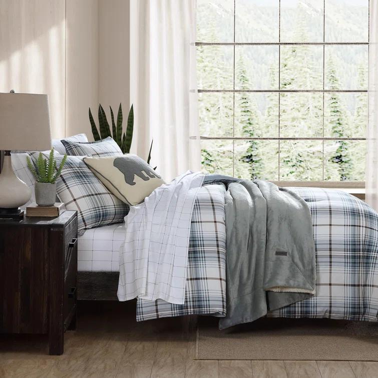 Eddie Bauer Eddie Bauer Alder Plaid Cotton Comforter Set