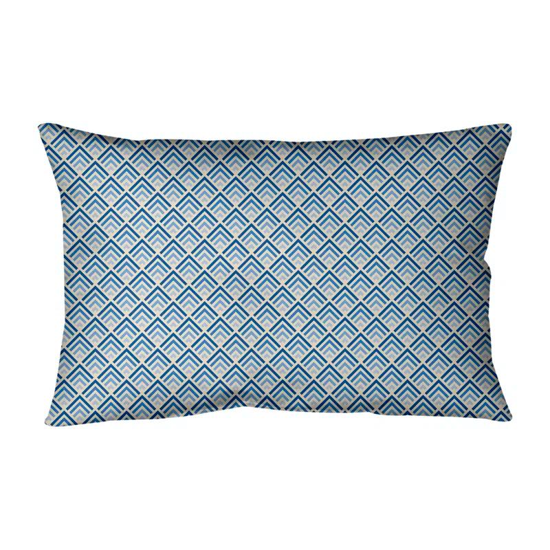 ArtVerse Katelyn Elizabeth Geometric Indoor/Outdoor Reversible Throw Pillow