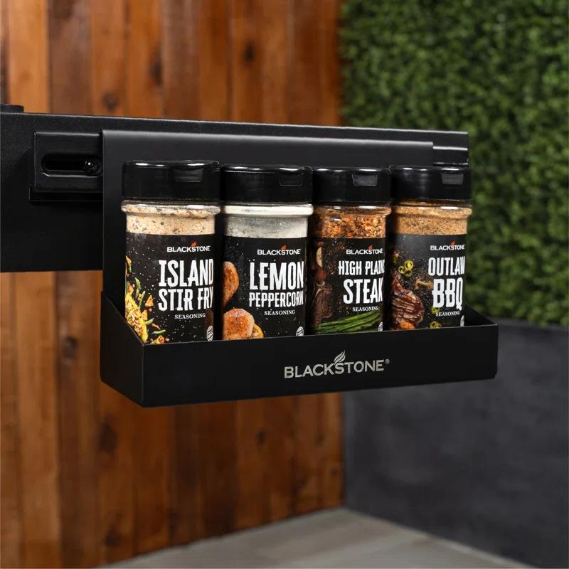 Blackstone Side Shelf Seasoning Accessory Rack for Griddles with Rail System