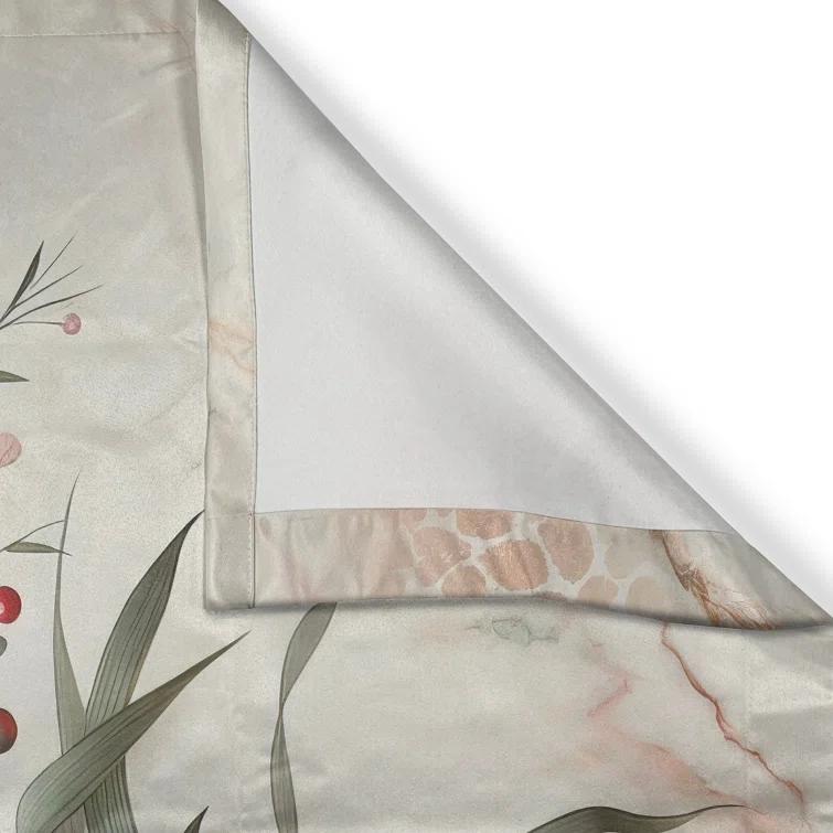 Ambesonne 55'' W Kitchen Curtain (Set of 2)