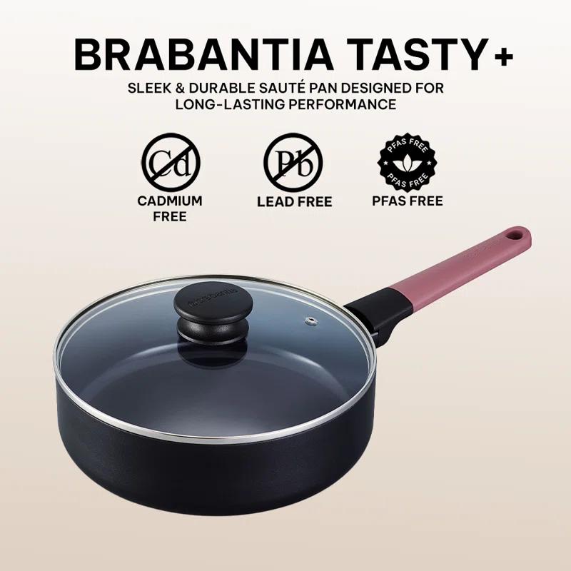 Brabantia Brabantia Tasty+ Ceramic Nonstick Skillet Frying Pan 9.5" Non Toxic Pan Titanium Reinforced Ceramic Coating - Non Toxic Cooking Pan, Add To Your Pots And Pans Set Cookware